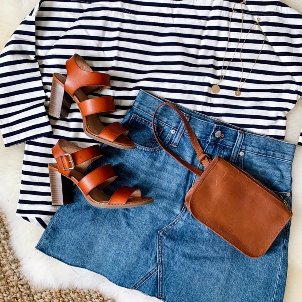 Old Navy Women's Brown Strappy Heels